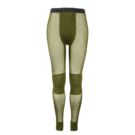 Męskie kalesony Brynje of Norway Tactical Wool Thermo Longs zielony Olive Green