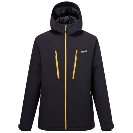 Kurtka zimowa męska Regatta Highton Stretch Padded Jacket czarny/żółty Black(Sunst)