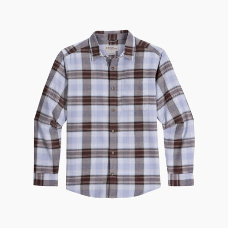 Koszula męska Royal Robins Lieback Organic Cotton Flannel L/S niebieski/czerwony Shasta Blue Oak Pld