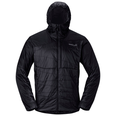 Kurtka męska Norrona falketind thermo40 Zip Hood czarny Caviar Black