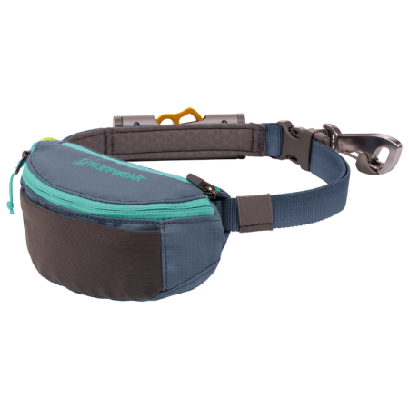 Smycz dla psa Ruffwear Hitch Hiker™ Leash czarny/niebieski Slate Blue