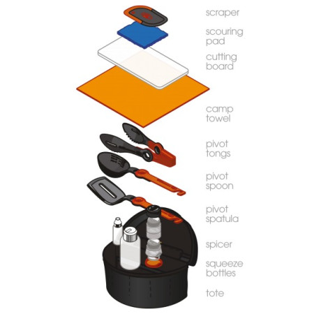 Zestaw do gotowania GSI Outdoors Crossover Kitchen Kit