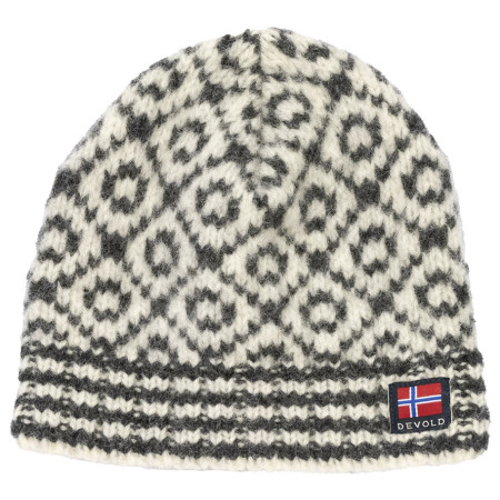 Czapki zimowe Devold Svalbard Wool Beanie biały/czarny OFFWHITE/ANTHRACITE