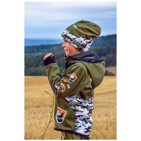Dziecięca kurtka softshellowa WAMU Khaki