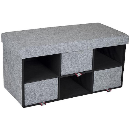 Siedzisko Bo-Camp Barnet Ottoman zarys Grey