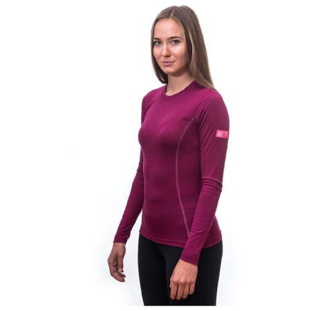 Damska koszulka Sensor Merino Wool Active dł.r.