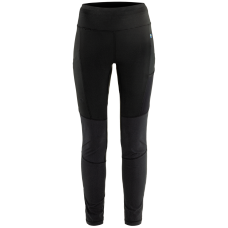 Damskie legginsy Fjällräven Keb Agile Tights W czarny Black