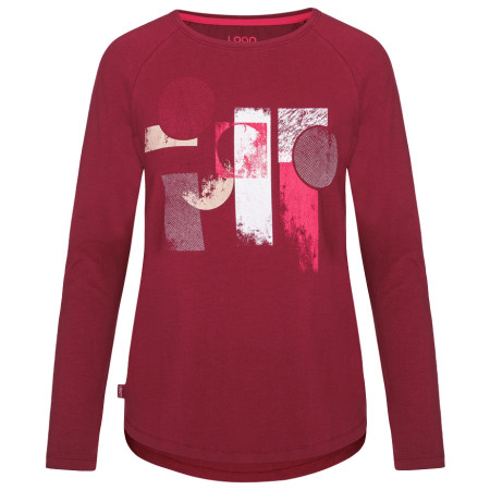 Koszulka damska Loap Abenka czerwony Pomegranate/Pink