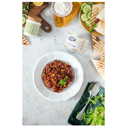 Danie główne Hotovky z plechovky VEGAN Chili con carne 800g