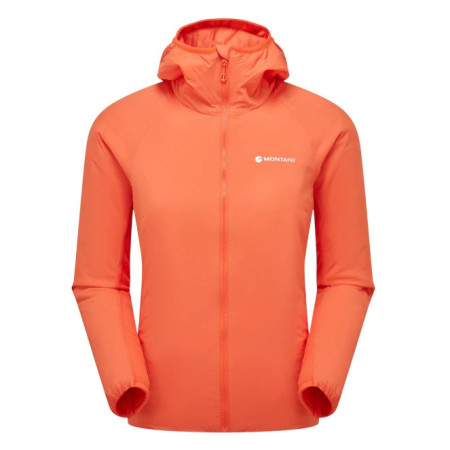 Kurtka zimowa damska Montane F Sirocco Hoodie pomarańczowy TIGERLILY