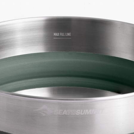 Składany garnek Sea to Summit Detour Stainless Steel Collapsible Pot 3L