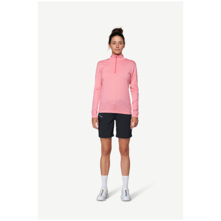 Damska koszulka Devold Breeze Plus Merino 200 Zip Neck Wmn