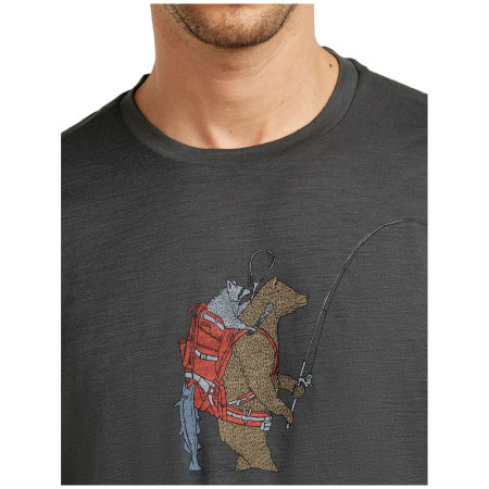 Koszulka męska Icebreaker Men Merino 150 Tech Lite SS Tee Bear Catch