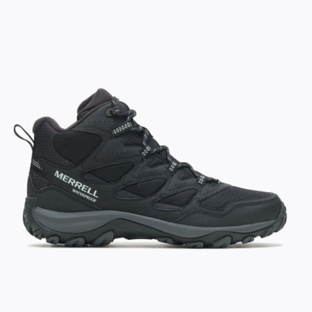 Męskie buty zimowe Merrell West Rim Sport Thermo Mid Wp czarny black