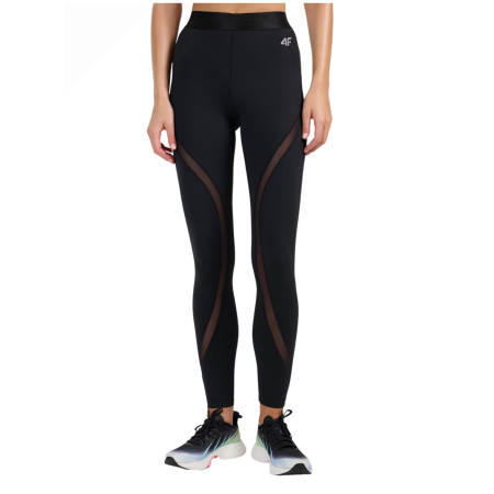Damskie legginsy 4F Tights Fnk F475 czarny Deep Black