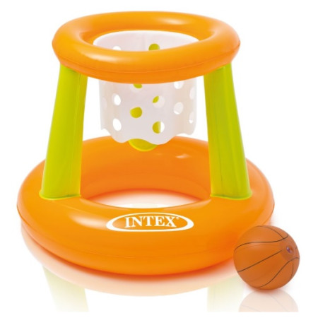 Nadmuchiwany kosz Intex Floating Hoops 58504NP pomarańczowy