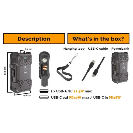 Solarny powerbank Viking Technology Tyr III