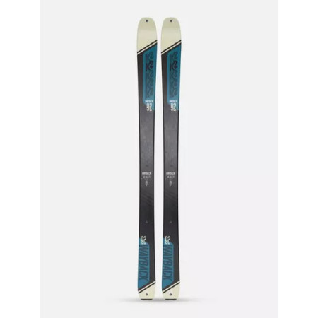 Narty skitourowe K2 Wayback 92 2023 czarny/niebieski design
