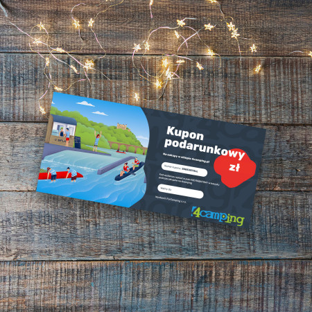Voucher 4camping Elektroniczna karta podarunkowa