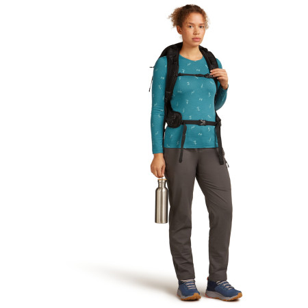 Damska koszulka Icebreaker Women Merino 200 Oasis LS Crewe Snow Day