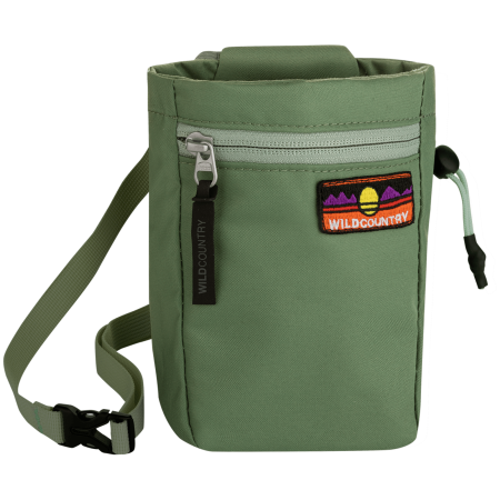 Worek na magnezję Wild Country Flow Chalk Bag zielony green ivy