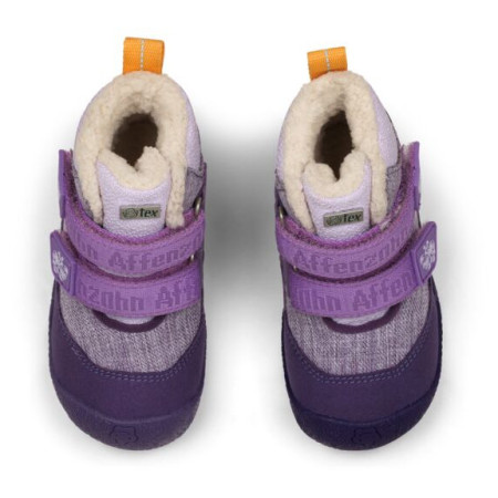 Dziecięce buty zimowe Affenzahn Prewalker Winter Boot Vegan Snuggy Butterfly