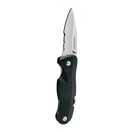 Nóż składany Leatherman Crater C33LX czarny/srerbny