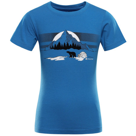T-shirt dziecięcy Alpine Pro Dallo 3 Brilliant Blue niebieski BRILLIANT BLUE VARIANTA PC