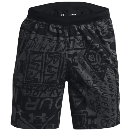 Męskie szorty Under Armour Destroy All Miles Short czarny Black / Black / Reflective