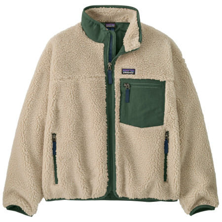 Bluza dziecięca Patagonia K's Retro-X Jacket beżowy/zielony Dark Natural w/Canopy Green