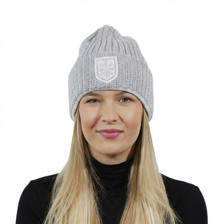 Czapka damska Sherpa Lucia jasnoszary light grey 19220/20843
