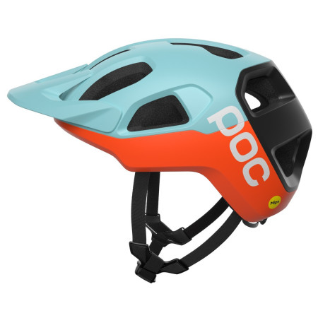 Kask rowerowy POC Cularis niebieski/pomarańczowy Blue Matt/Carnelian Orange