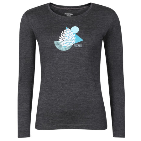 Damska koszulka Progress Hela "Cone" szary šedý melír