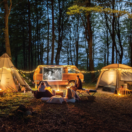 Glamping, kemping w stylu Glamour