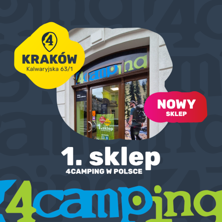 Otworzyliśmy pierwszy sklep 4camping w Polsce.