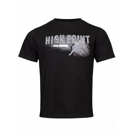 Koszulka męska High Point Dream T-Shirt czarny/biały Black