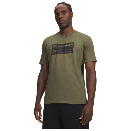 Koszulka męska Under Armour UA M Box WM Label SS zielony Green