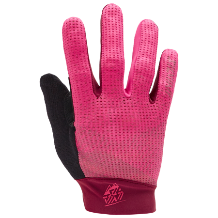 Rękawiczki rowerowe dla dzieci Silvini Calvi różowy/fioletowy plum-fuchsia