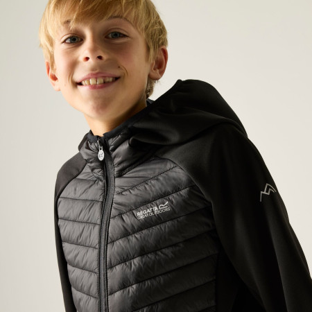 Kurtka dziecięca Regatta Junior Andreson Hybrid Black/Sealgr