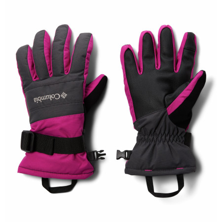 Rękawiczki dziecięce Columbia Youth Whirlibird™ II Glove czarny/różówy Shark, Wild Fuchsia