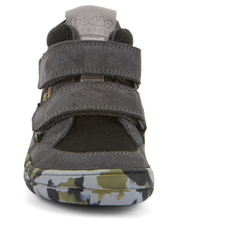 Dziecięce całoroczne buty barefoot Frodo Barefoot Tex Fun Autumn Grey/Black