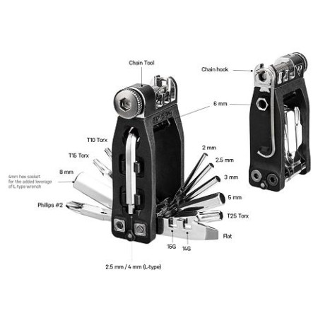 Multitool rowerowy Topeak Ninja 16+