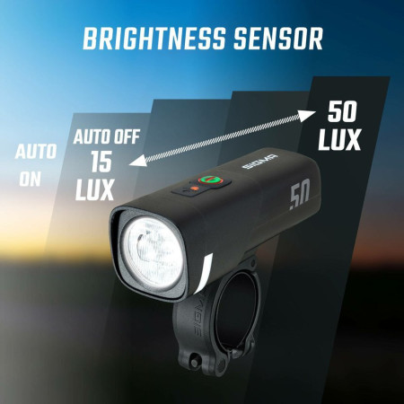 Przednia lampka Sigma Aura 50