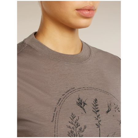 Koszulka damska Icebreaker Merino 150 Tech Lite SS Crop Tee Seed Story