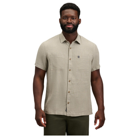 Koszula męska Black Diamond M Scenic Route Ss Shirt beżowy Pine Smoke-Chalk
