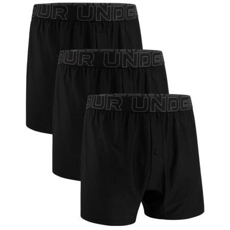 Męskie bokserki Under Armour Lounge Tech Mesh Boxer - 6 czarny black