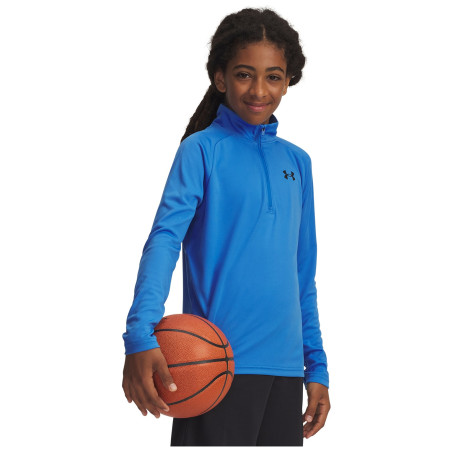 Dziecięca koszulka Under Armour Tech 2.0 1/2 Zip Blue