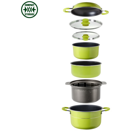 Zestaw garnków Brunner Popote Juniper 8+1 Ø 22 cm