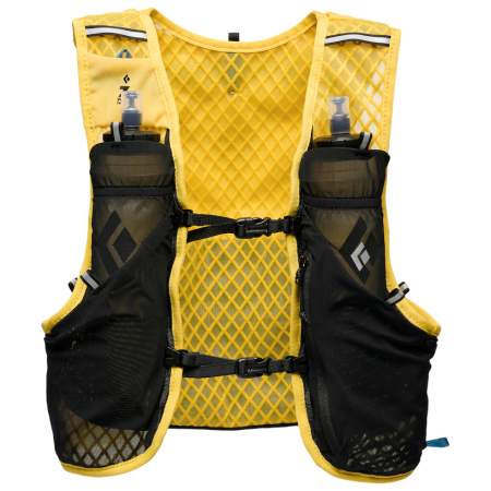 Kamizelka biegowa Black Diamond Distance 6 Hydration Vest żółty/czarny Soft Ochre