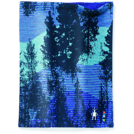 Chusta Smartwool Merino 250 Reversible Pattern czarny/niebieski DeepNavyForestScape